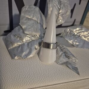 Silver Solid Titanium Steel band 10